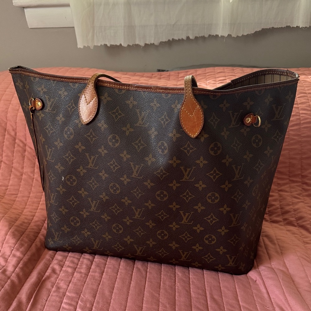 Louis Vuitton Monogram Brown Neverfull GM Tote Bag